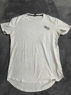 Vanquish Fitness Men's Light Gray Long line tee size L